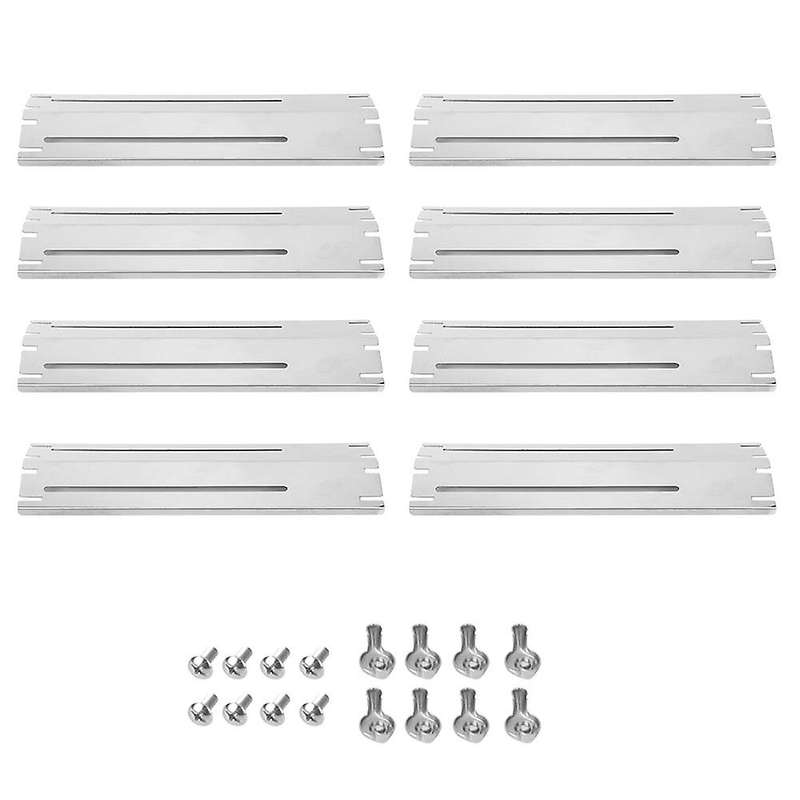 Universal Adjustable Stainless Steel Heat Plate Shield, for Gas Grill