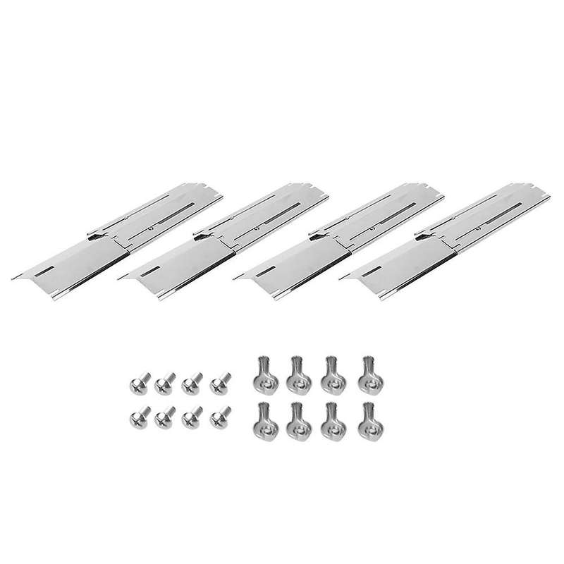 Universal Adjustable Stainless Steel Heat Plate Shield, for Gas Grill