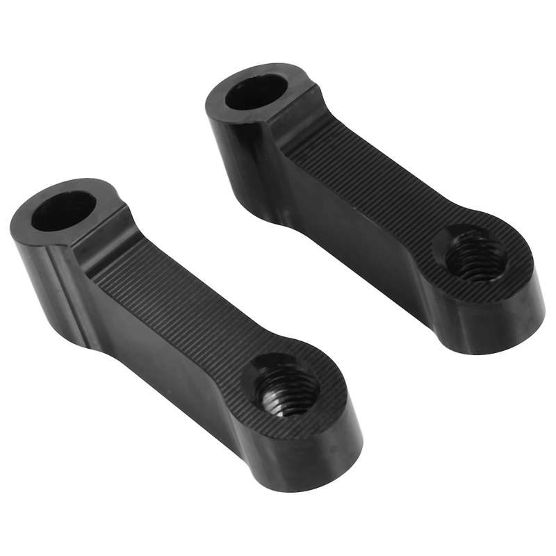 Universal Aluminum 10mm Motorcycle Mirror Mount Riser Extenders Spacers Extension Adapter Adaptor