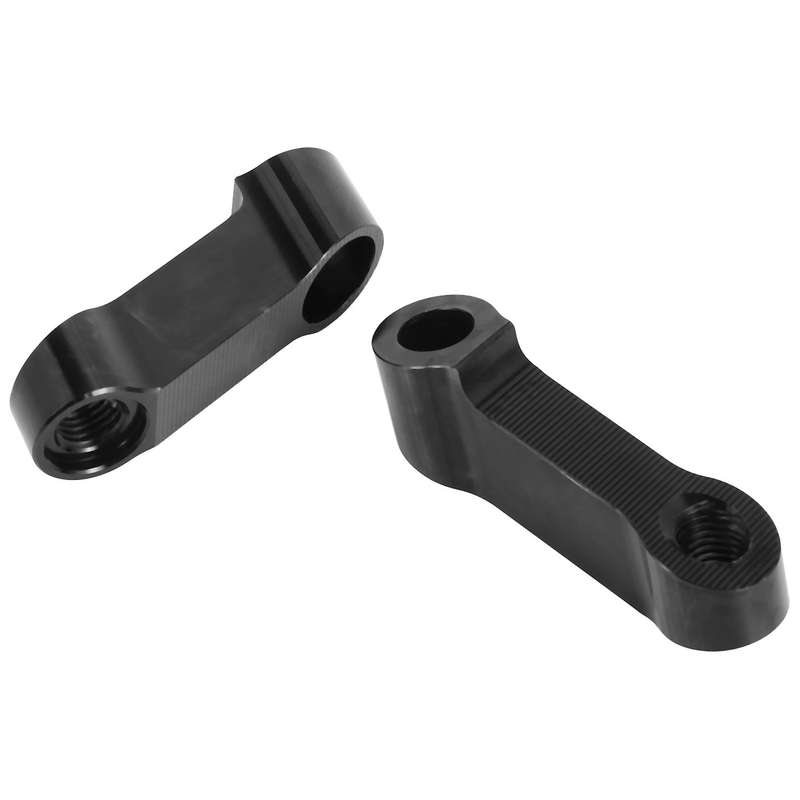 Universal Aluminum 10mm Motorcycle Mirror Mount Riser Extenders Spacers Extension Adapter Adaptor