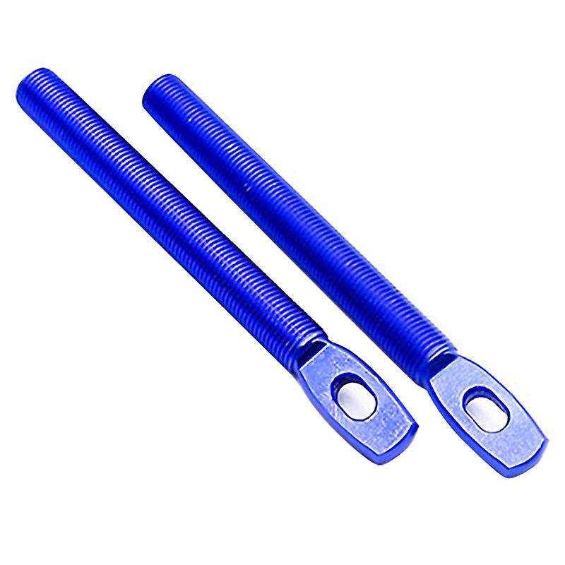 Universal Alloy Mount Bonnet Hood Pin Pins Lock Latch Kit Racing Sport Car Blue