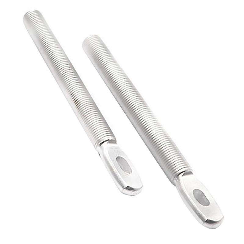 Universal Alloy Mount Bonnet Hood Pin Pins Lock Latch Kit Racing Sport Car Silver