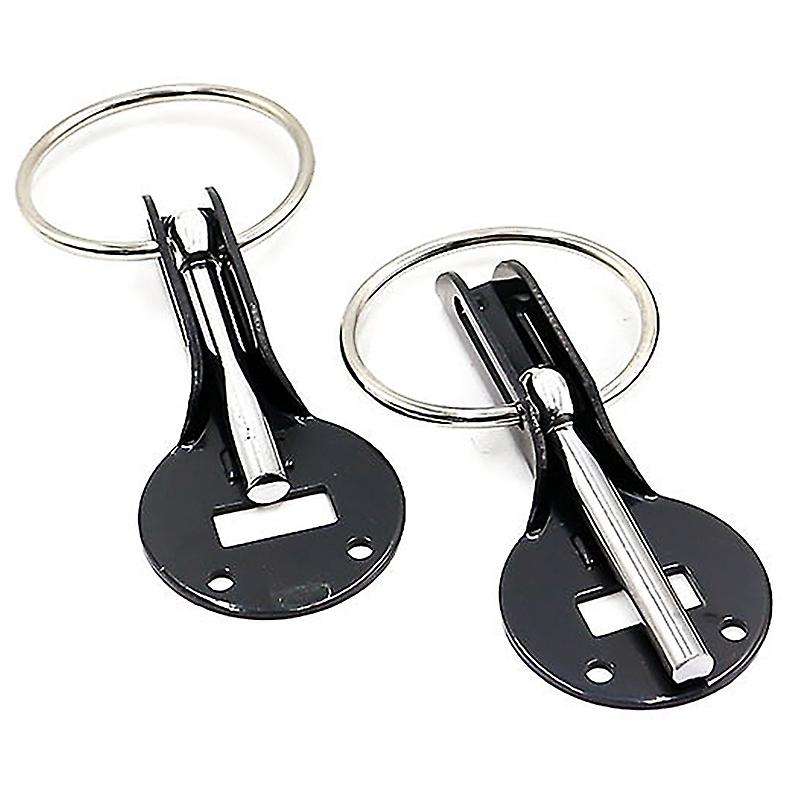 Universal Alloy Mount Bonnet Hood Pin Pins Lock Latch Kit Racing Sport Car Black
