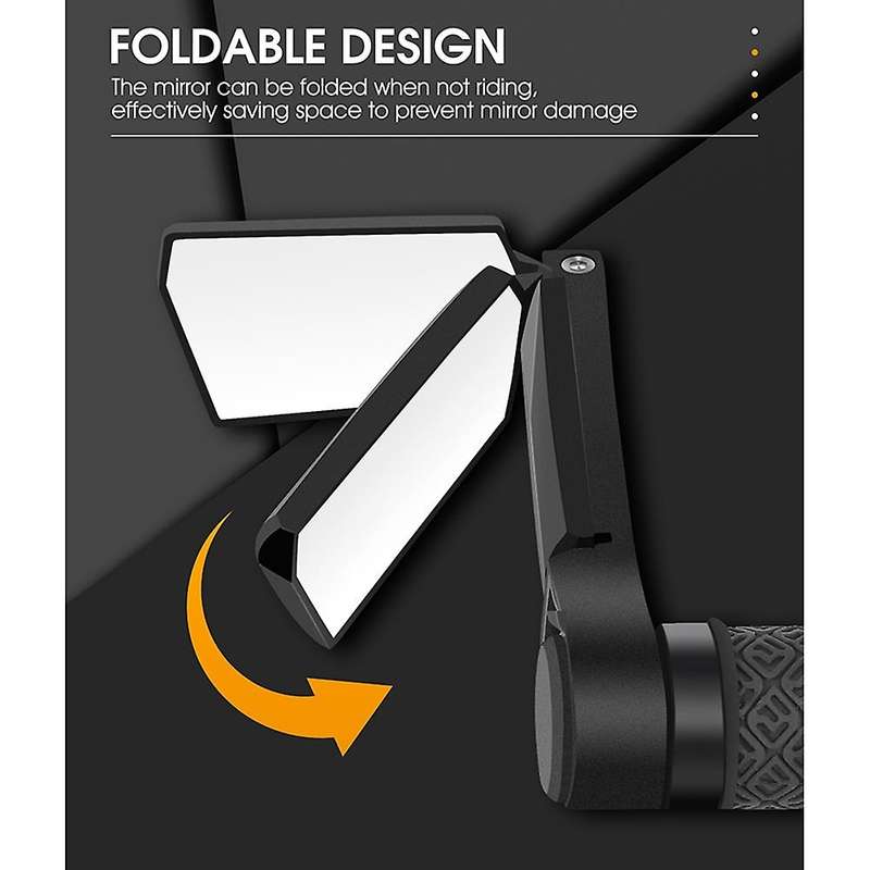 Universal Bicycle Rearview Mirror Adjustable Rotate Wide-angle Cycling Rear View Mirrors Bike Acce