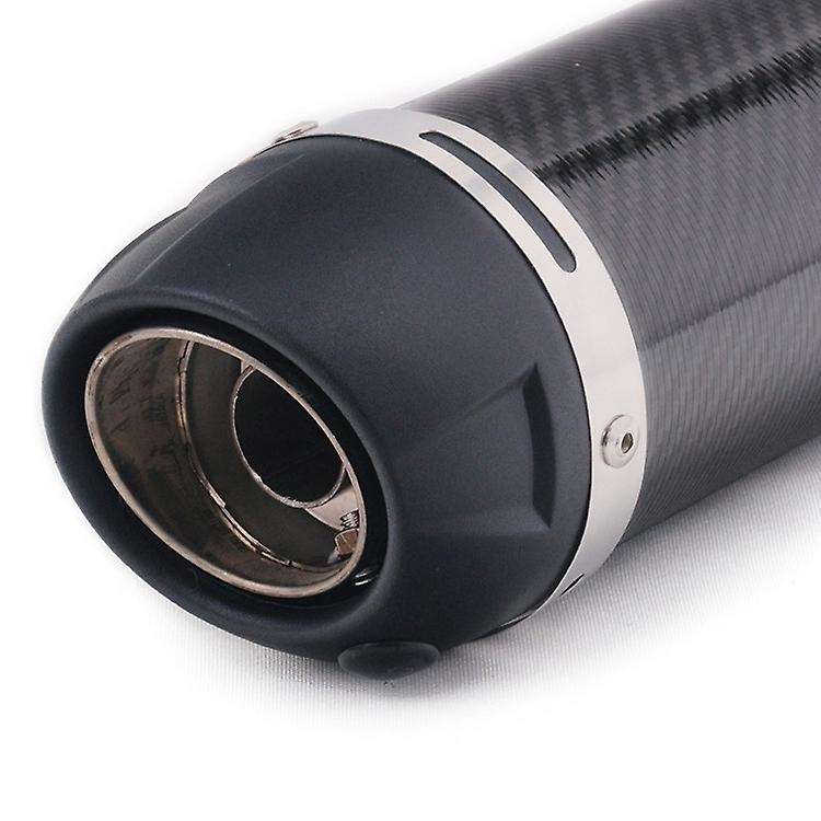 Universal Black 51mm Motorcycle Exhaust Muffler Pipe W/- for for Kwasaki CB400 FZ16 GN250