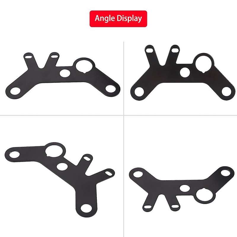 Universal Black Motorcycle Speedometer Bracket Odometer Mount Stand Support