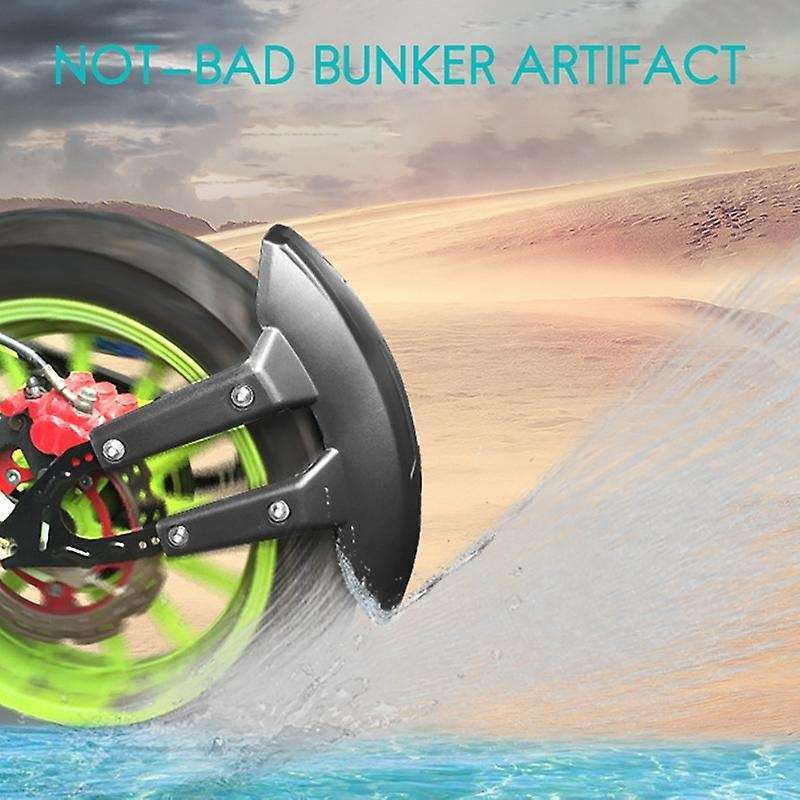 Universal Black Motorcycle Rear Wheel for Splash Guard Rear Wheel Cover Splash Guard Mudguard with B