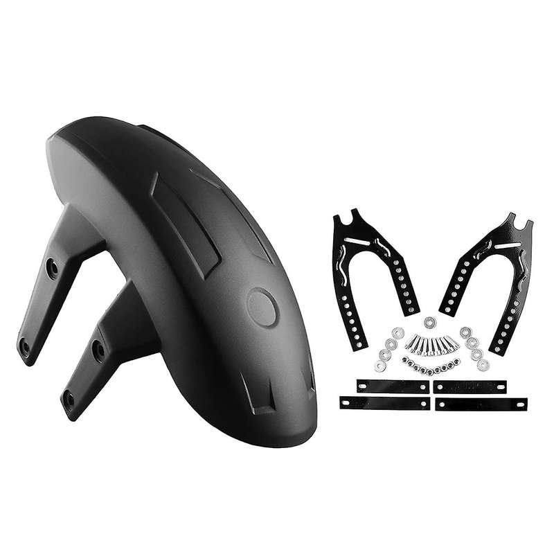 Universal Black Motorcycle Rear Wheel for Splash Guard Rear Wheel Cover Splash Guard Mudguard with B