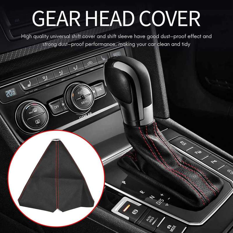 Universal Auto Manual Shift Knob Boot Dust-cover Gaiter Cover Shifter Boot Shift Knob Gaiter Boot