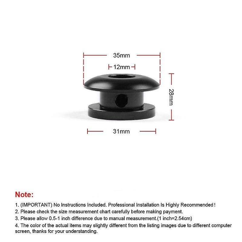 Universal Black Shift Knob Stopper Shifting Head Limiter Fixed Base Gear Head Buckle Aluminum Car Ge