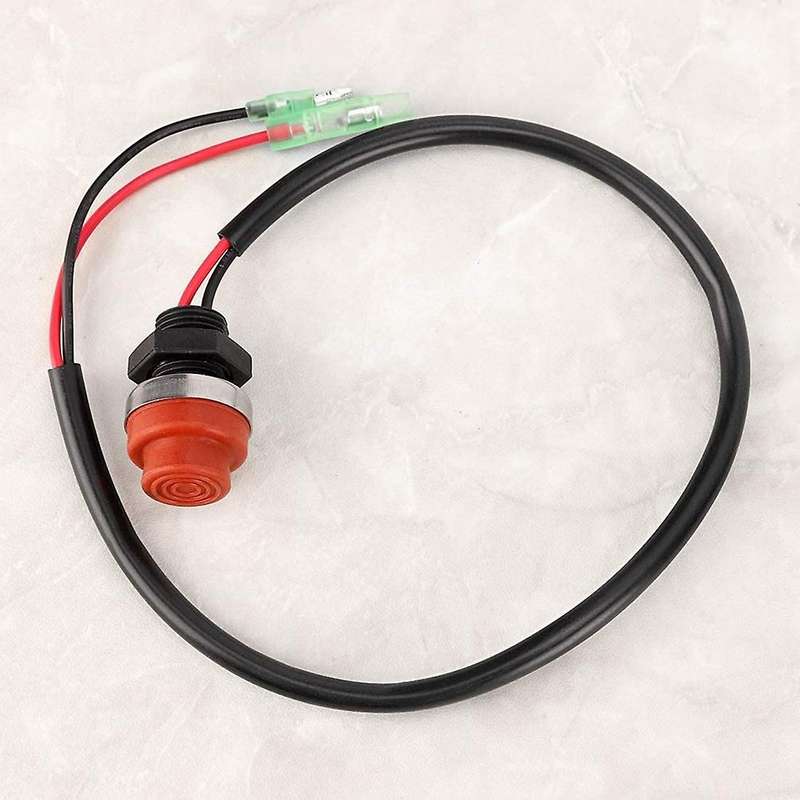 Universal Boat Outboard Engine Motor Start Kill Switch Keyless Push Button , Applicable to All Compa