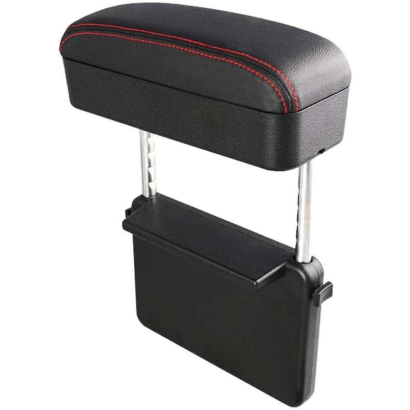 Universal Car Armrest Box Elbow Support Adjustable Car Center Console Arm Rest (Black and )