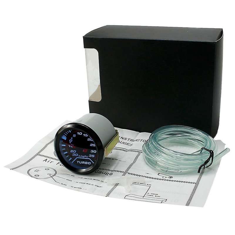 Universal Car 2 inch 52mm LED PSI Turbo Boost Gauge Pressure Vacuum Smoked Face Fast