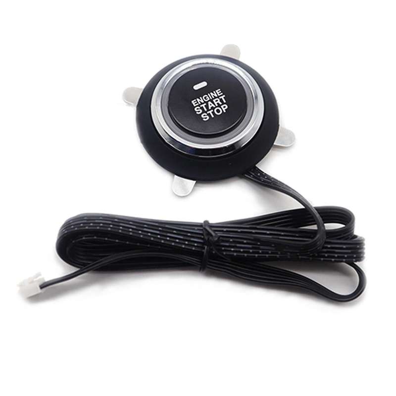 Universal Car Alarm with Autostart Intelligent Ignition System Remote with Stop Button for Cars Eng