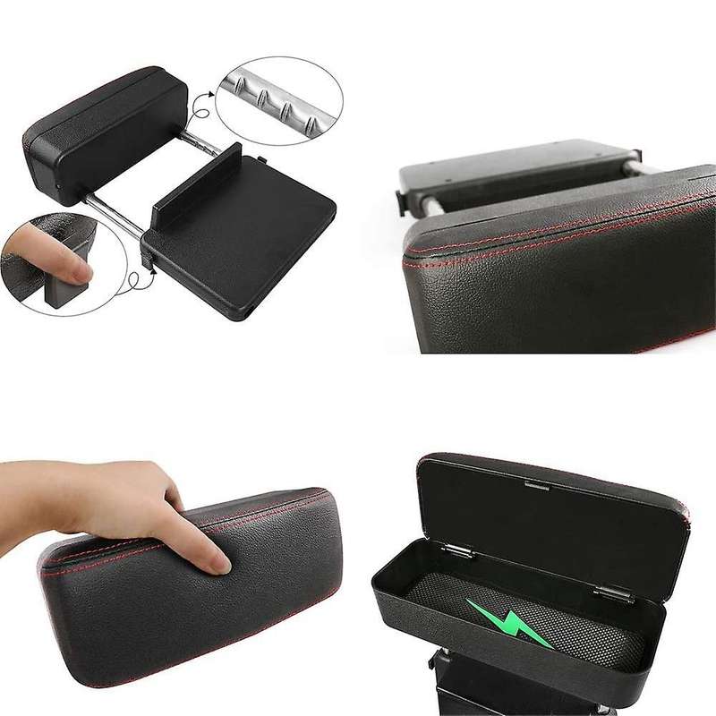 Universal Car Armrest Box Elbow Support Adjustable Car Center Console Arm Rest Stand By Wireless Cha