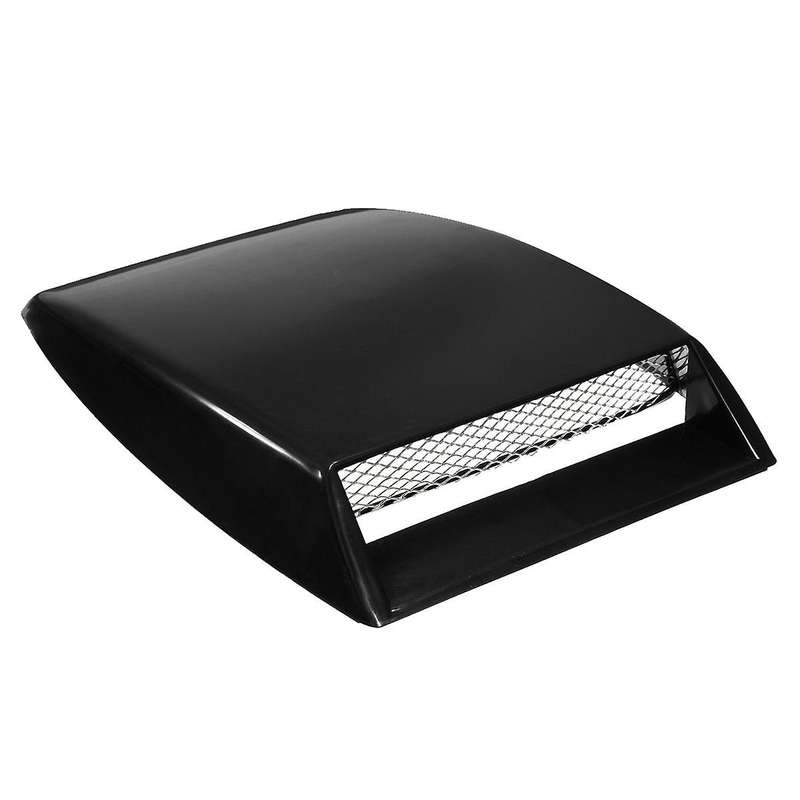 Universal Car Auto Black Decorative Intake Scoop Vent Cover Hood