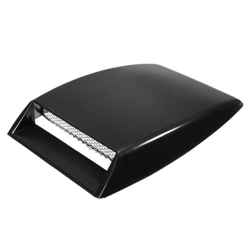 Universal Car Auto Black Decorative Intake Scoop Vent Cover Hood