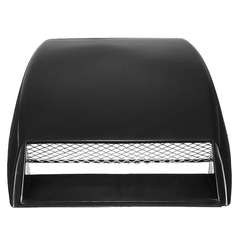 Universal Car Auto Black Decorative Intake Scoop Vent Cover Hood