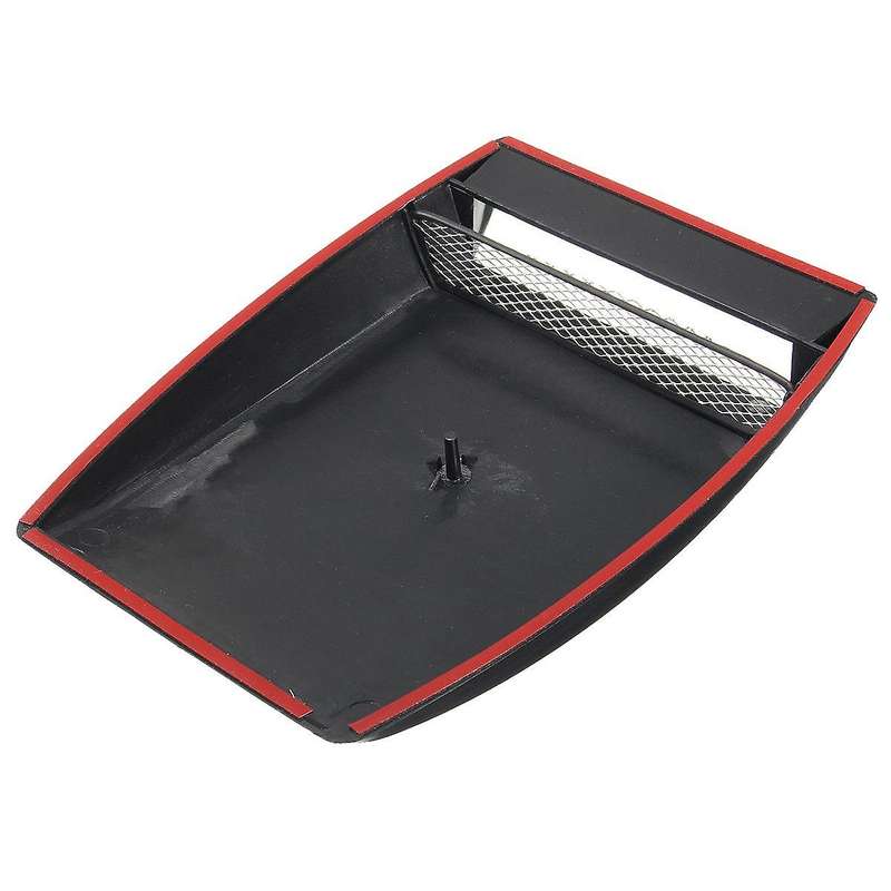 Universal Car Auto Black Decorative Intake Scoop Vent Cover Hood