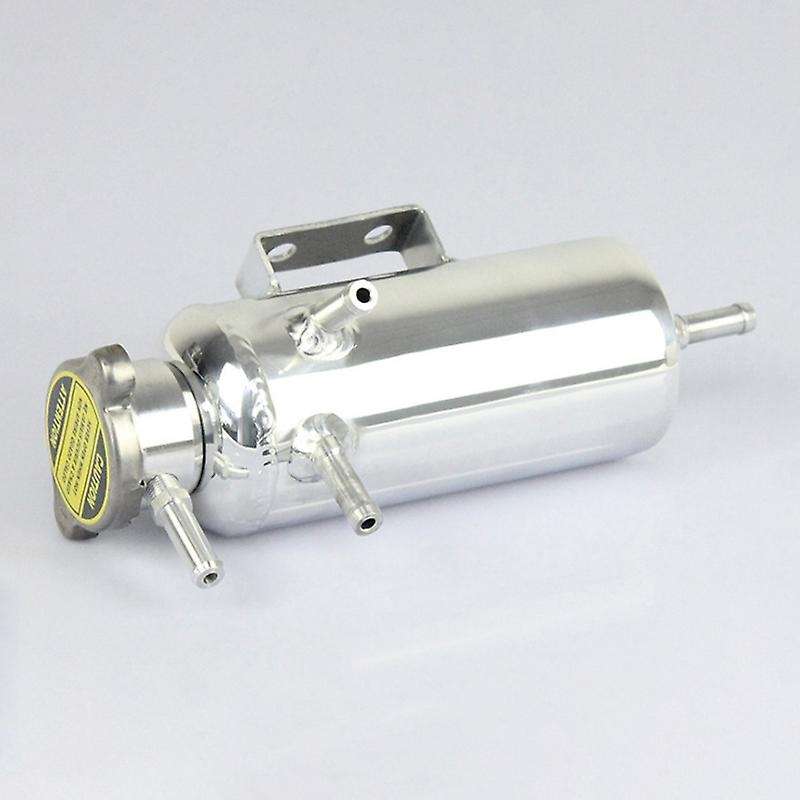 Universal Car Engine Radiator Cooling Water Aluminum Catch Can Coolant Tank Bottle Reservoir