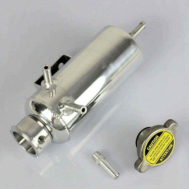 Universal Car Engine Radiator Cooling Water Aluminum Catch Can Coolant Tank Bottle Reservoir