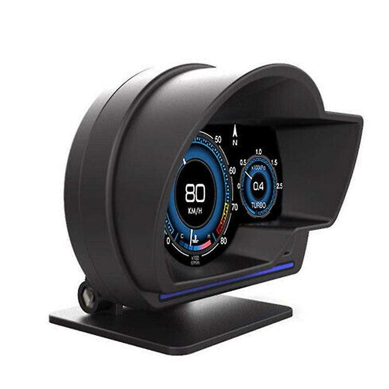 Universal Car Digital Speedometer Water Temp Voltage Speed Alarm Gauge OBD2 GPS