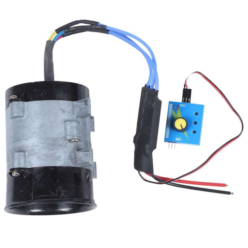 Universal Car Electric Turbine Power Turbo Charger Tan Boost Air Intake Fan 12v