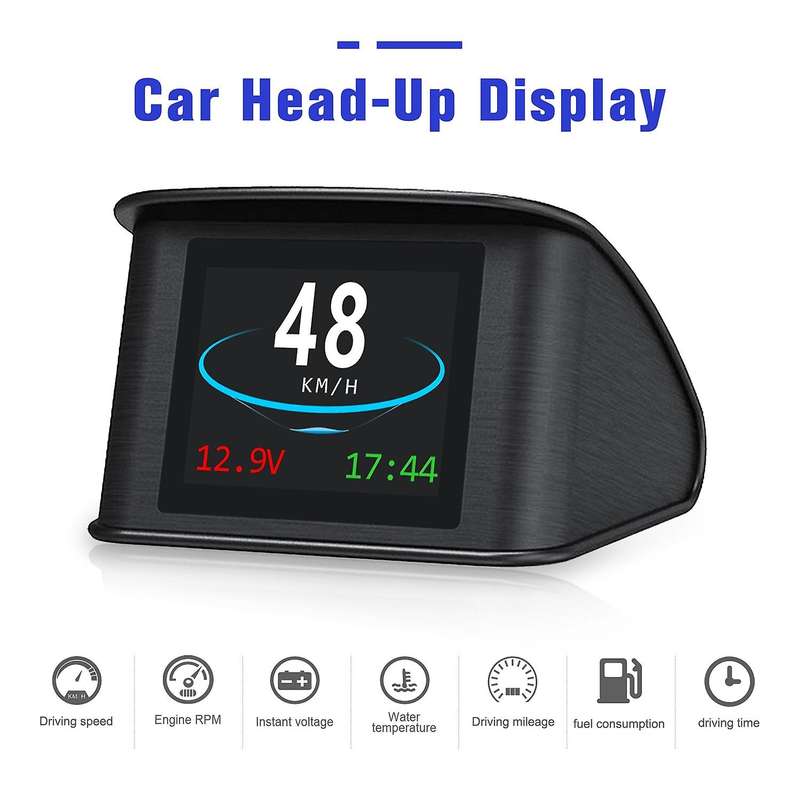 Universal Car HUD Head Up Display Digital GPS Speedometer with Speedup Test Overspeed Alarm for with