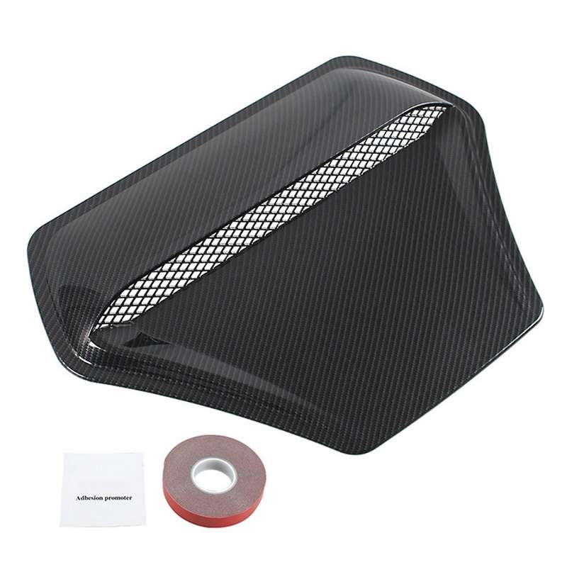Universal Car Hood Engine Air Outlet Vent Cover Trim Air Flow Intake Cover Decorative Hood Scoop Ven