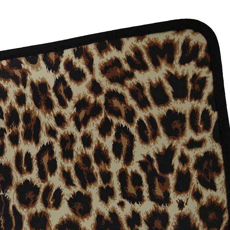 Universal Car Leopard Console Armrest Pad Cover for Protect Car Armrest Decoration Cover