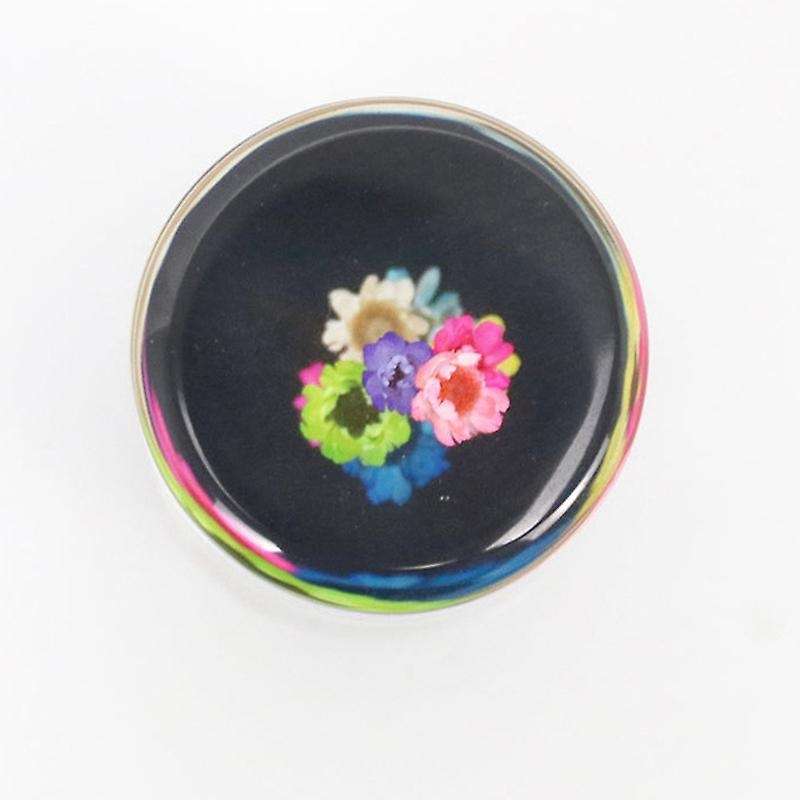 Universal Car Manual Shift Knob 4 Inch Acrylic Transparent Flowers Shift Lever Head for