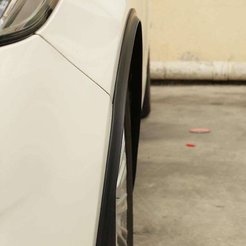 Universal Car Mud Flaps Splash Guard for Flare Wheel Eyebrow Cover Moulding Trim Protector Lip 2PCS