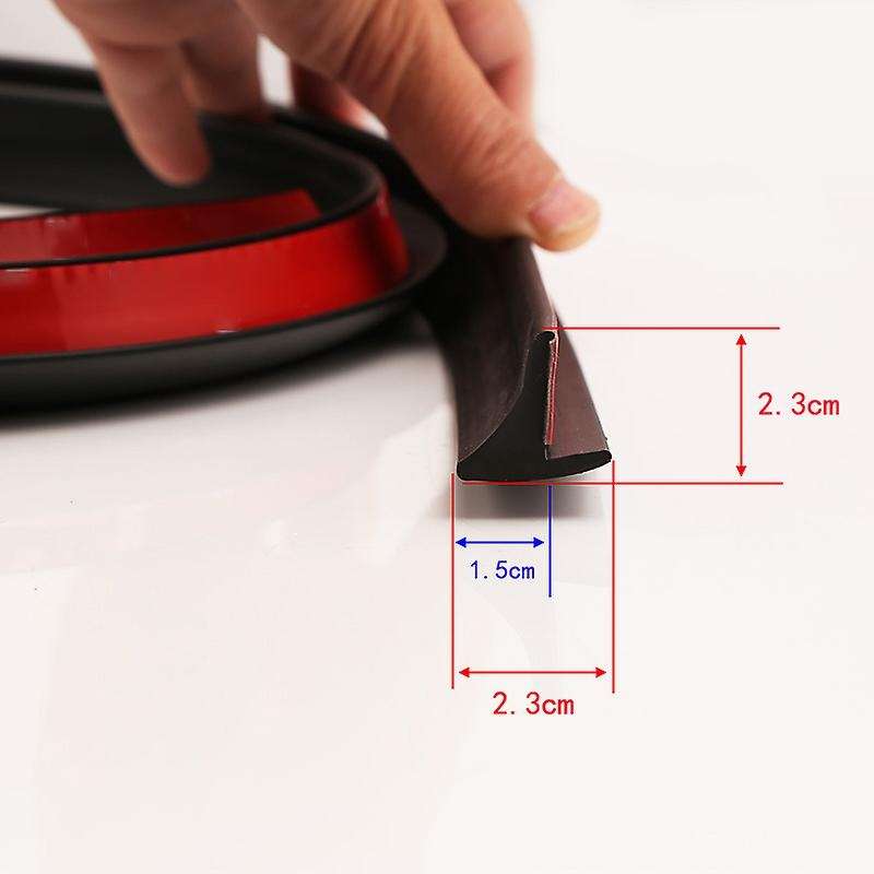 Universal Car Mud Flaps Splash Guard for Flare Wheel Eyebrow Cover Moulding Trim Protector Lip 2PCS