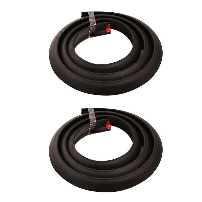 Universal Car Mud Flaps Splash Guard for Flare Wheel Eyebrow Cover Moulding Trim Protector Lip 2PCS