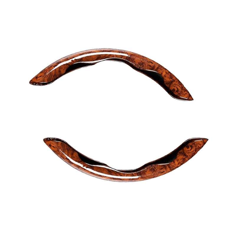 Universal Car Mahogany Steering Wheel Cover Interior Modified Sandalwood Steering Wheel Protector C