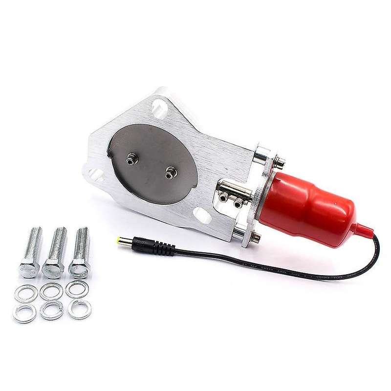 Universal Car Modified Stainless Steel Electric Control Valve Exhaust Pipe Tail Throat(3 Inch)