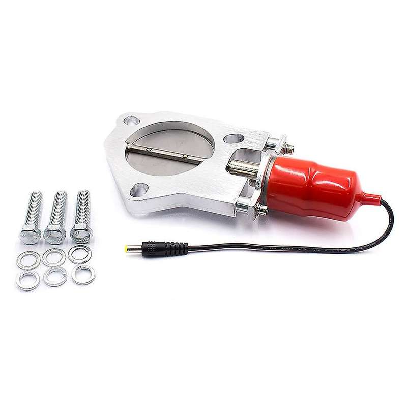Universal Car Modified Stainless Steel Electric Control Valve Exhaust Pipe Tail Throat(3 Inch)