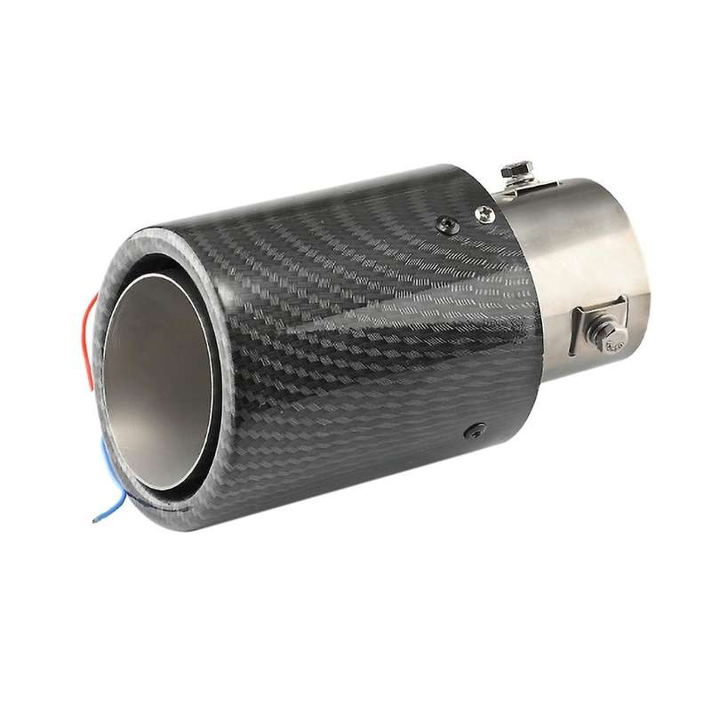 Universal Car Modified Exhaust Muffler Tip Tail Pipe Red LED Flaming Luminous- Turbo Sport