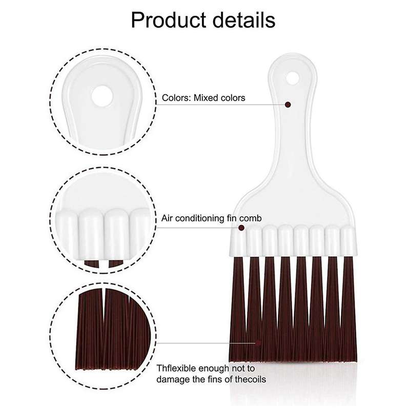 Universal Car Radiator Condenser Fin Comb Sets Air Conditioner Coil Straightener Hand Cleaning Tool
