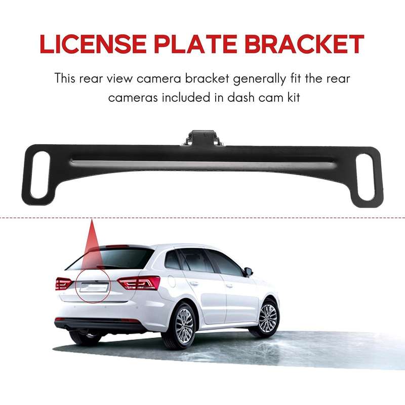 Universal Car Rear View Camera License Plate Bracket Kit Accessories, Only Holder for Backup Camera