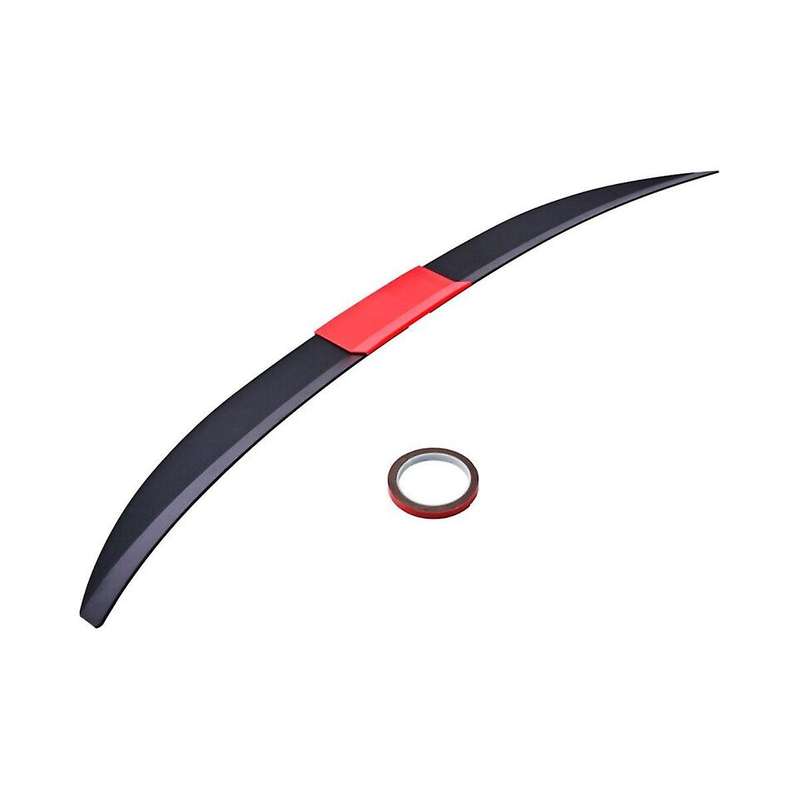 Universal Car Spoiler, Adjustable Rear Trunk Spoiler Lip Roof Tail Wing Accessories, Black+red