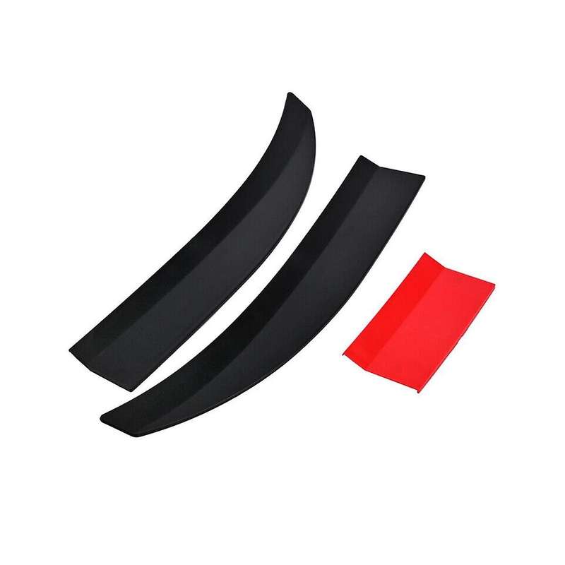 Universal Car Spoiler, Adjustable Rear Trunk Spoiler Lip Roof Tail Wing Accessories, Black+red