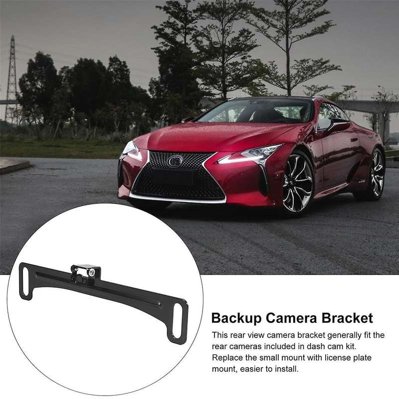Universal Car Rear View Camera License Plate Bracket Kit Accessories, Only Holder for Backup Camera