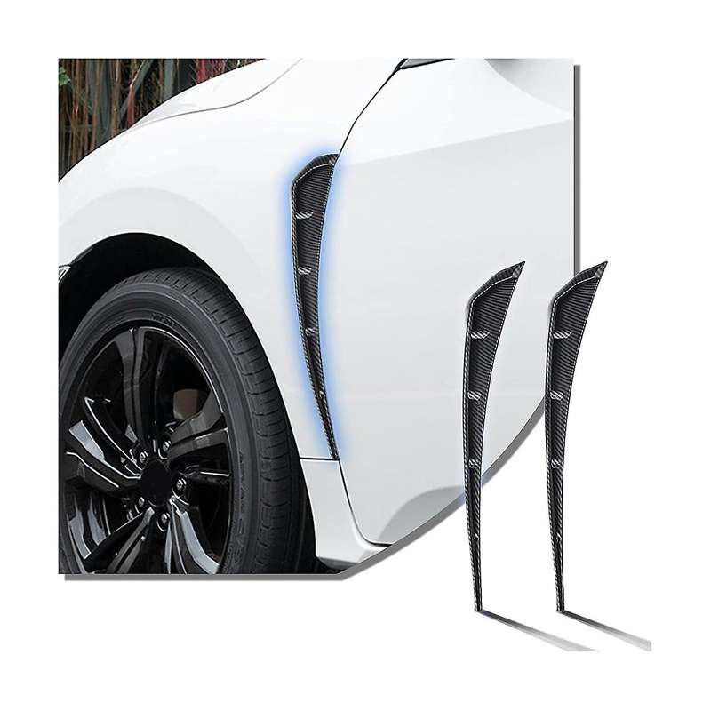 Universal Car Mudguard Side Vent Decorative Stickers, Air Flow Intake Hole Grille Accessories ,abs