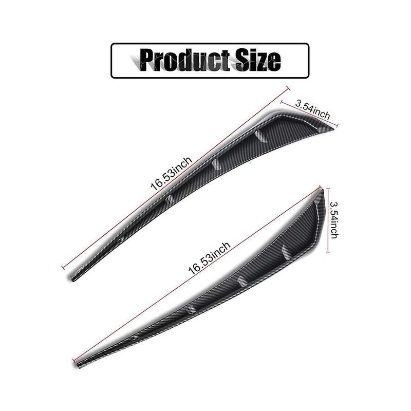 Universal Car Mudguard Side Vent Decorative Stickers, Air Flow Intake Hole Grille Accessories ,abs