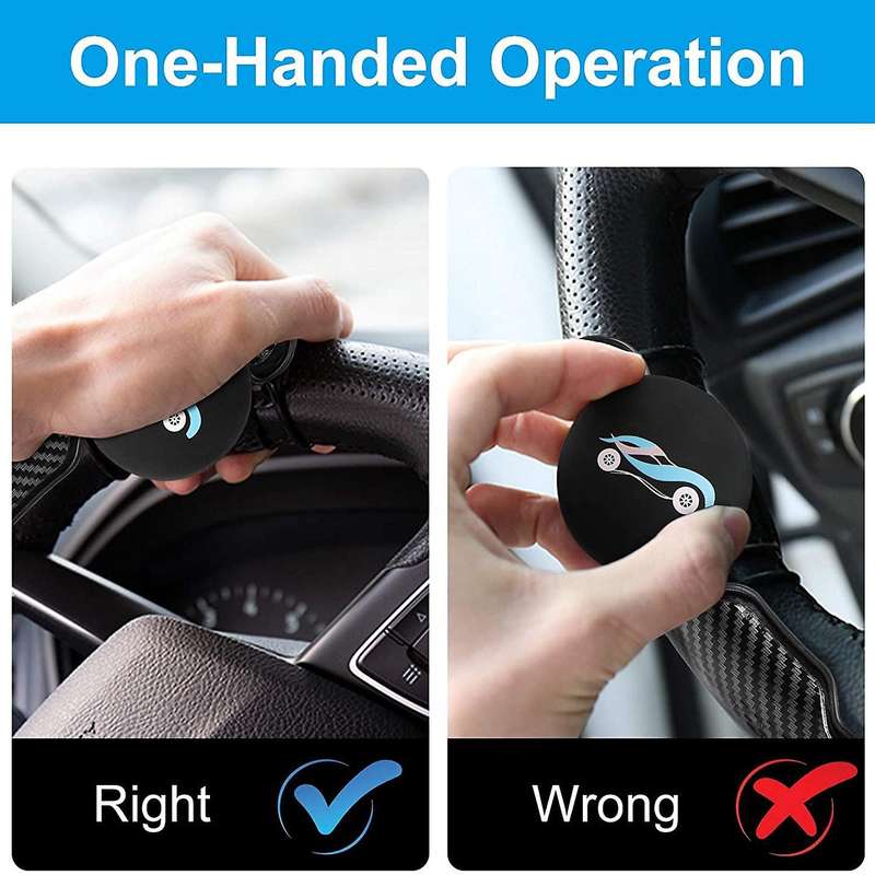 Universal Car Steering Wheel Cover with Spinner Handle Knob Incredibly Durable for E90 E60 F10 F20 C