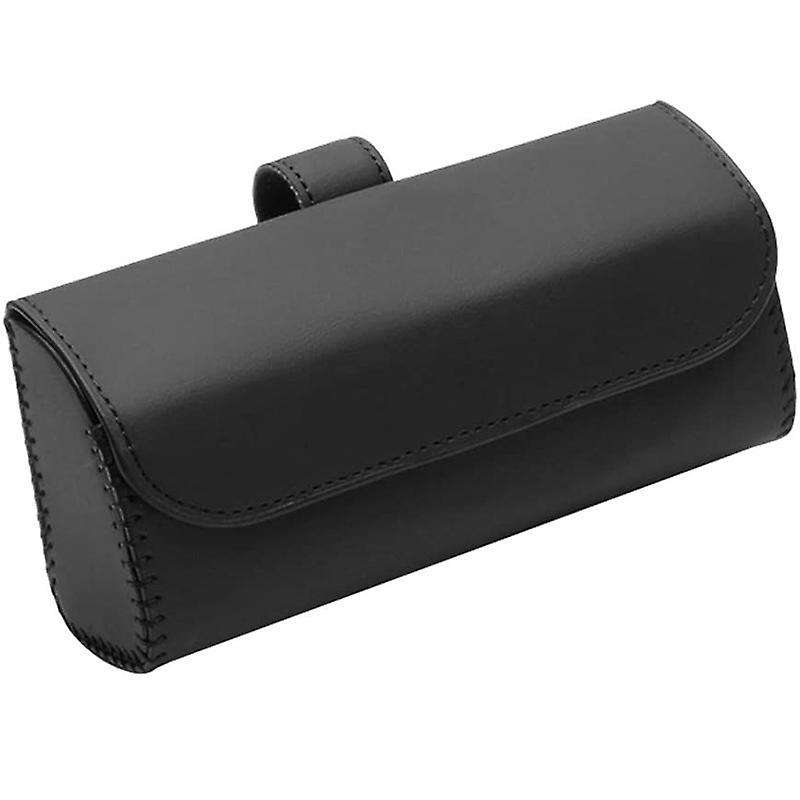 Universal Car Sunglass Holder, Car Sun Visor Eye Glasses Case Holders Leather Sunglasses Clip Stora