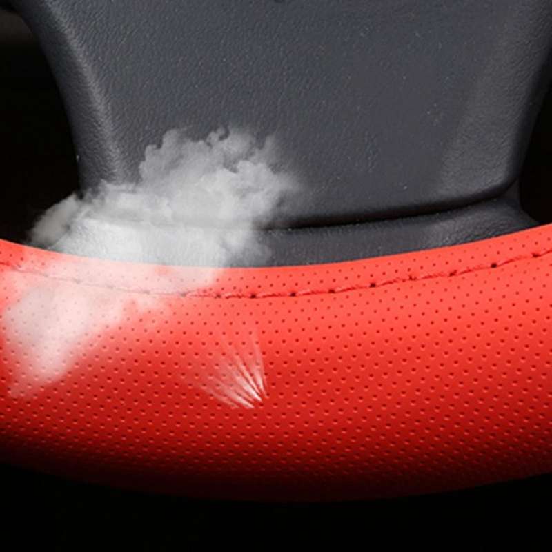 Universal Car Steering Wheel Cover Soft Anti-Slip Car-Styling Sport Auto Steering Wheel Covers (Blac