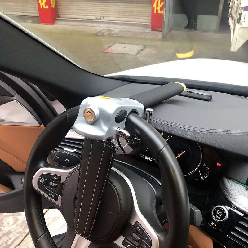 Universal Car Steering Wheel Lock Foldable Anti-Theft Security Car Locks Auto Steering Lock Anti The