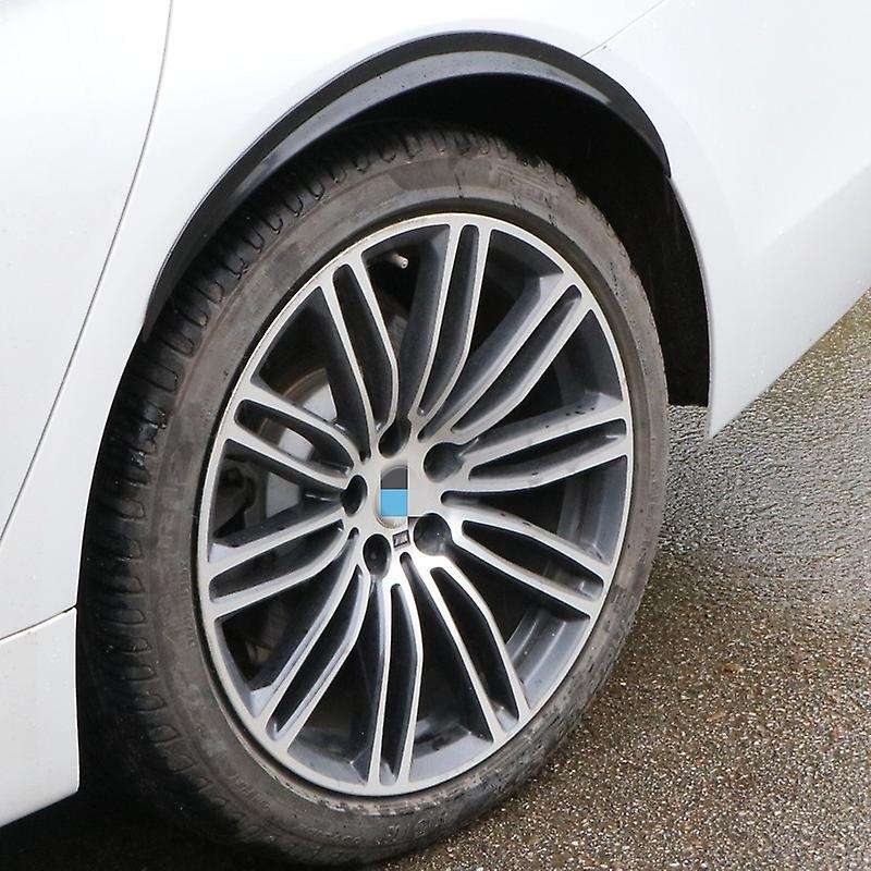 Universal Car Wheel Eyebrow Arch Trim Lips Flare Protector Carbon Fiber 4Pcs 32cm